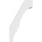Ekena Millwork 3 1/2-in. W x 10-in. D x 18-in. H Balboa Architectural Grade PVC Knee Brace BRCP035X10X18BOA - alternate 3
